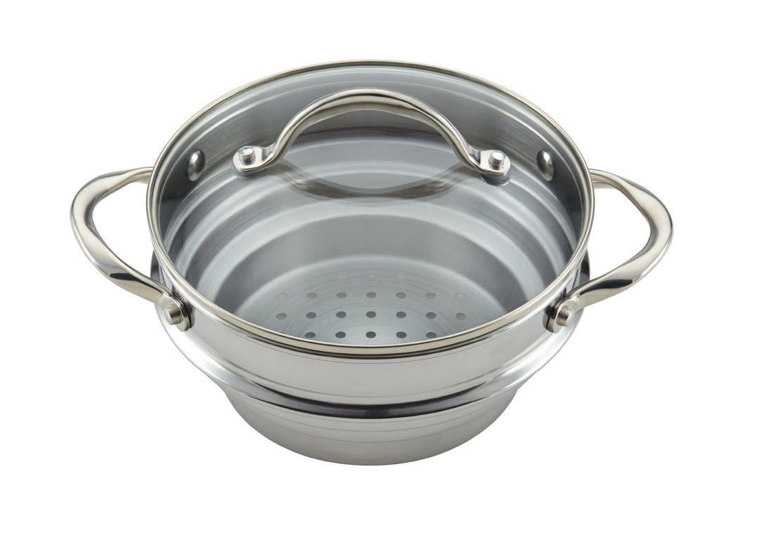 Classic Stainless Steel Universal Covered Steamer Insert