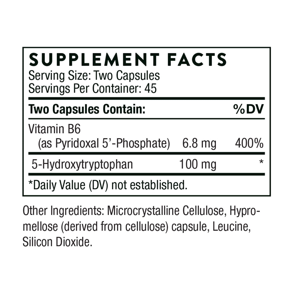 5-Hydroxytryptophan (5-HTP) - Serotonin Support for Sleep and Stress Management* - 90 Capsules