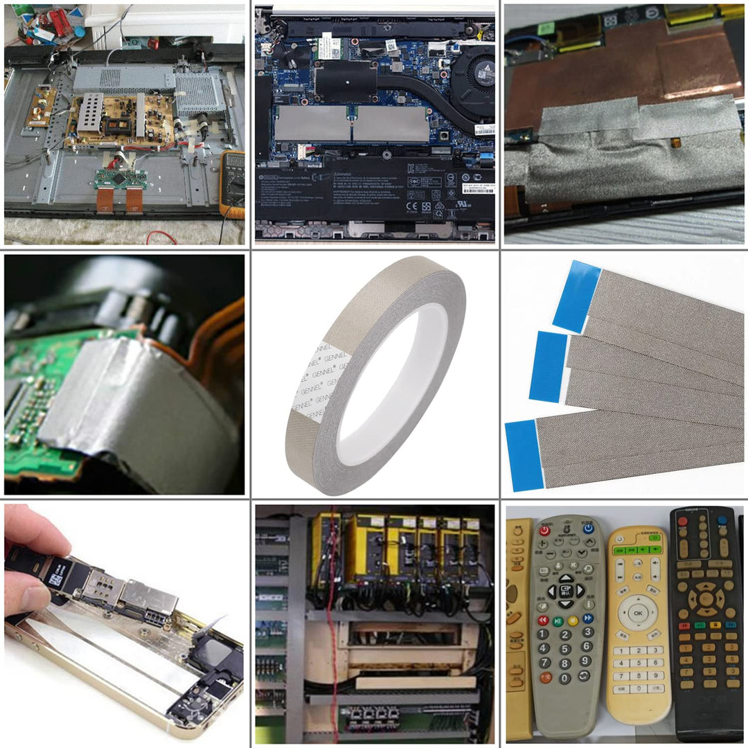Conductive Cloth Fabric Adhesive Tape 30mm x 20M (1.2in x 65ft), Faraday Tape for EMI Shielding, Interference Signal Blocking, Laptop Mobilephone Guitar Repair, Cable Wire Harness Wrapping