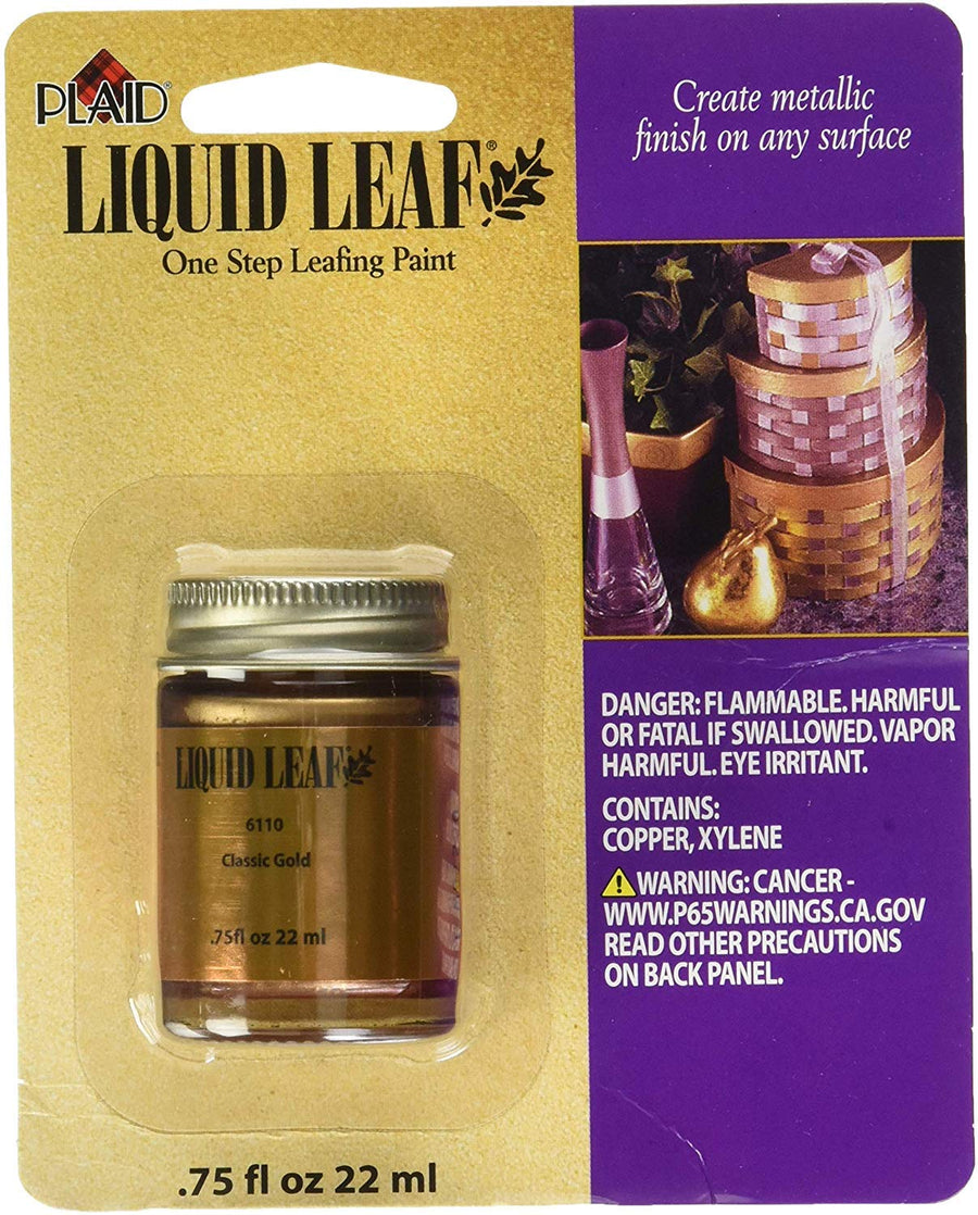 Plaid:Craft Liquid Leaf One Step Leafing Paint (Classic
