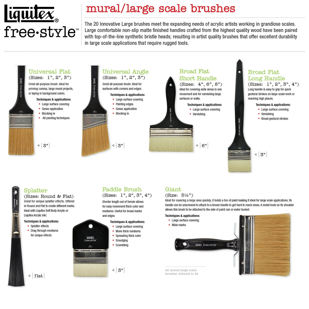 Liquitex Professional Freestyle Large Scale Brush, Padd