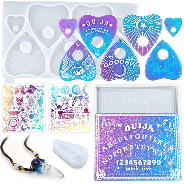 Spirit Board Planchette Epoxy Resin Silicone Molds Rave