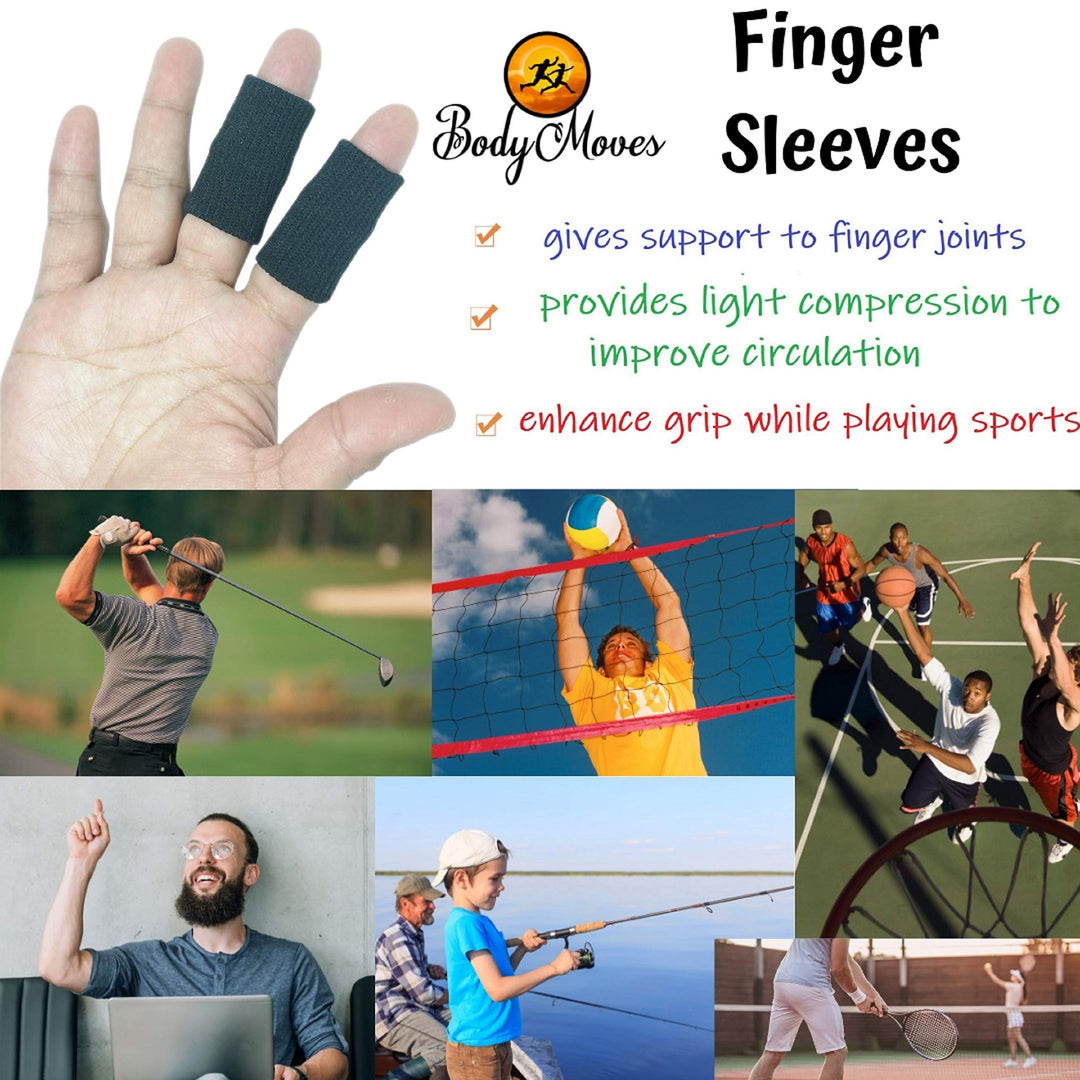 BodyMoves Finger Brace Splint Sleeve Thumb Support Prot