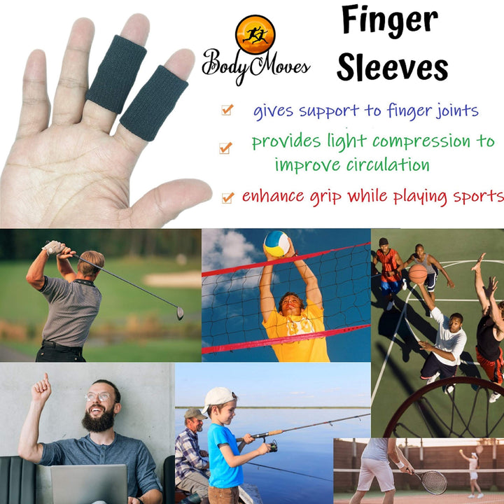 BodyMoves Finger Brace Splint Sleeve Thumb Support Prot