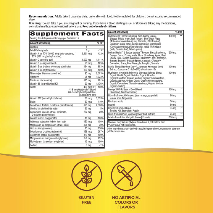 Nature&#39;s Way Alive! Max6 Potency Adult Complete