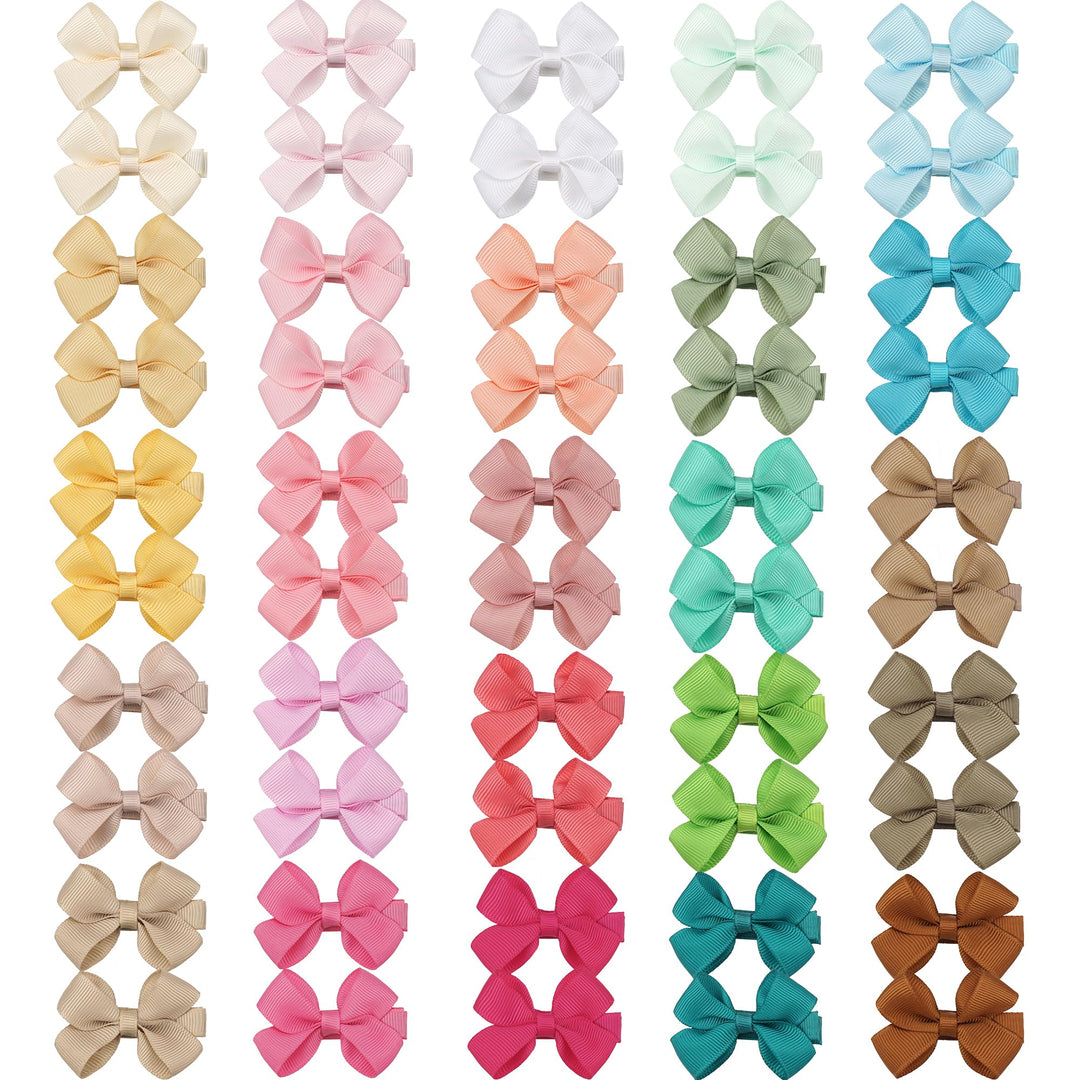 2 Colors Girls Mix Color Diamante Big Fashion Hair Bow Alligator Clips Dance Party School Accessory With Led Light Glow in Dark