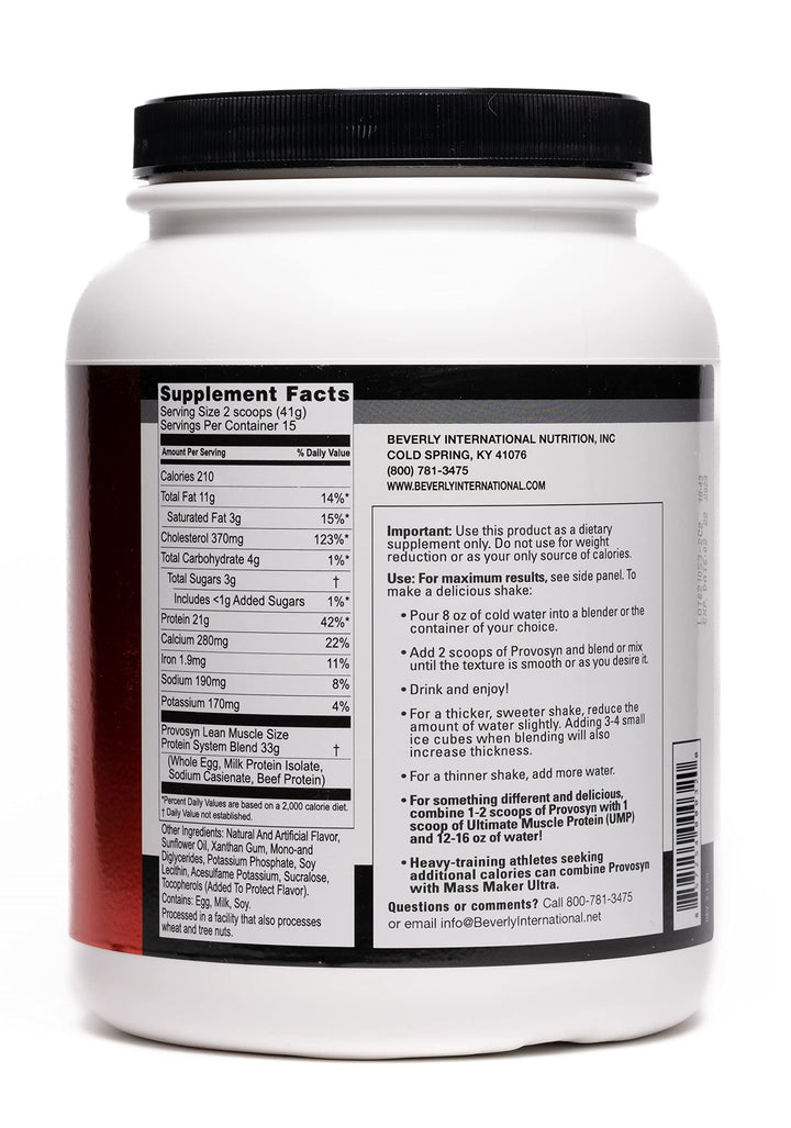 Beverly International Ultra Size Vanilla 35 Servings