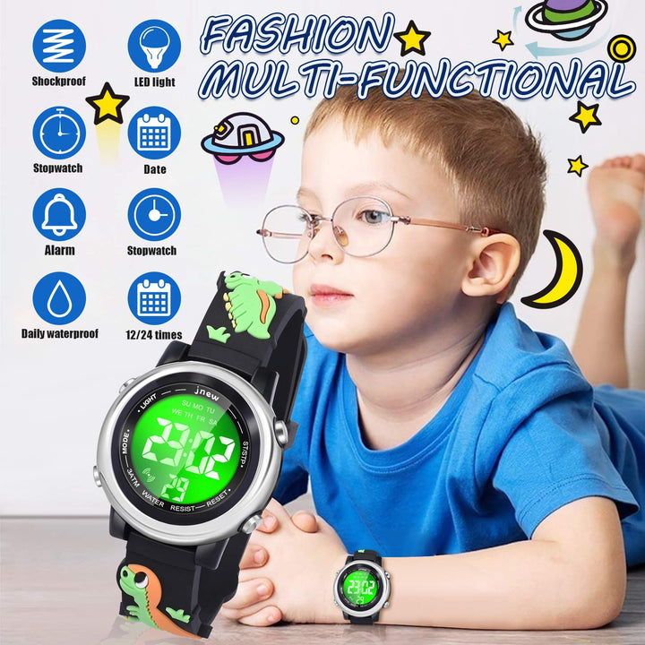 Watches for Kids, Kid Watches for Boys Toys for 3 4 5 6 7 8 9 10 Year Old Boy Dinosaurs Toys for Boys Age 3-11 Birthday Presents Gifts for 3-11 Year Old Boys