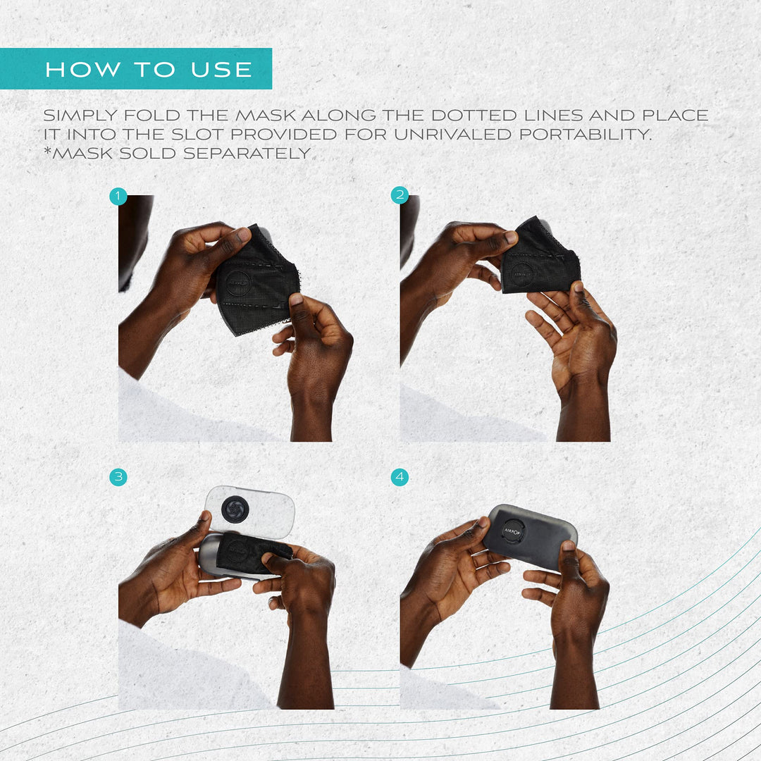 Pocket Case for Reusable Face Mask, Suitable Pocket Face Mask Reusable Kids Face Masks, Portable Carry Case for Mask, Black