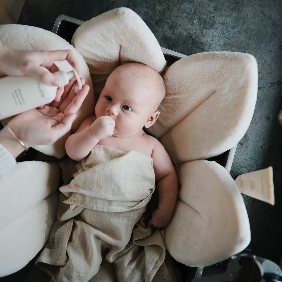 mushie Muslin Baby Swaddle Blanket | 100% Organic Cotto