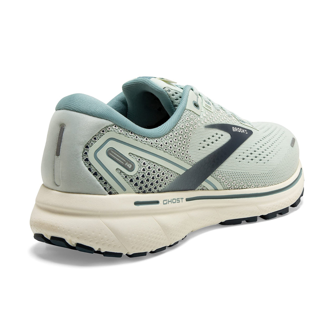 Women&#39;s Ghost 14 Neutral Running Shoe - Aqua Glass/Whisper White/Navy - 8 Medium