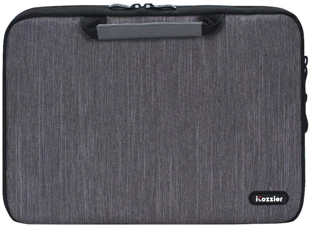 Handle 11-11.6 Inch Laptop and iPad Case/Electronic Accessories Storage Bag 11”Laptop Sleeve for Ultrabook/Notebook/Netbook/MacBook - Grey
