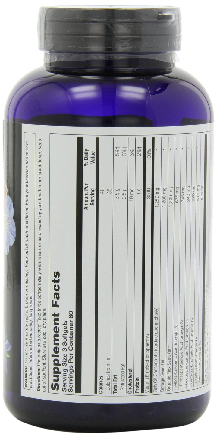 Health From the Sun The Total EFA Omega 3-6-9-180 Softgels by Health From The Sun