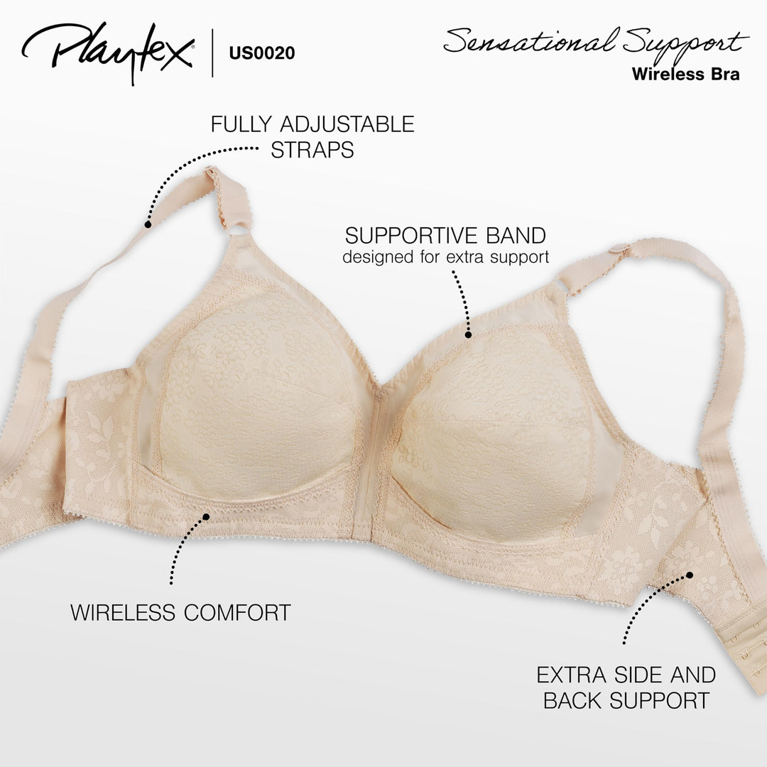 Playtex Women&#39;s 18 Hour Original Soft Cup Bra, 