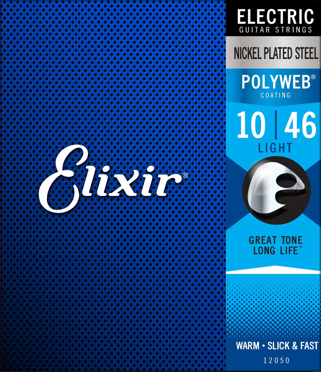 Strings, Electric Guitar Strings, Nickel Plated Steel with POLYWEB Coating, Longest-Lasting Warm Tone with Comfortable Feel, 6 String Set, Light 10-46