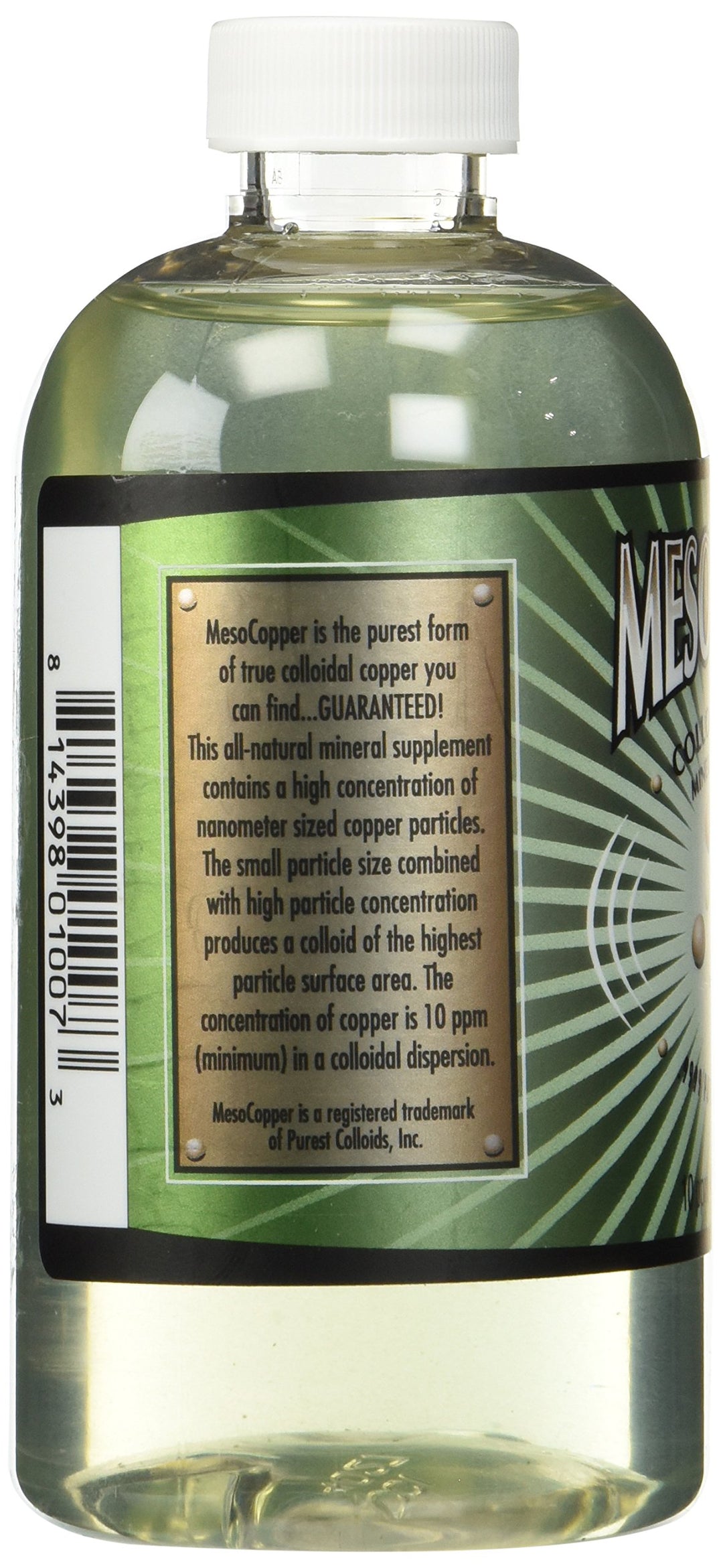 MesoCopper ® 10 ppm Colloidal Copper 250 mL/8.45 Oz