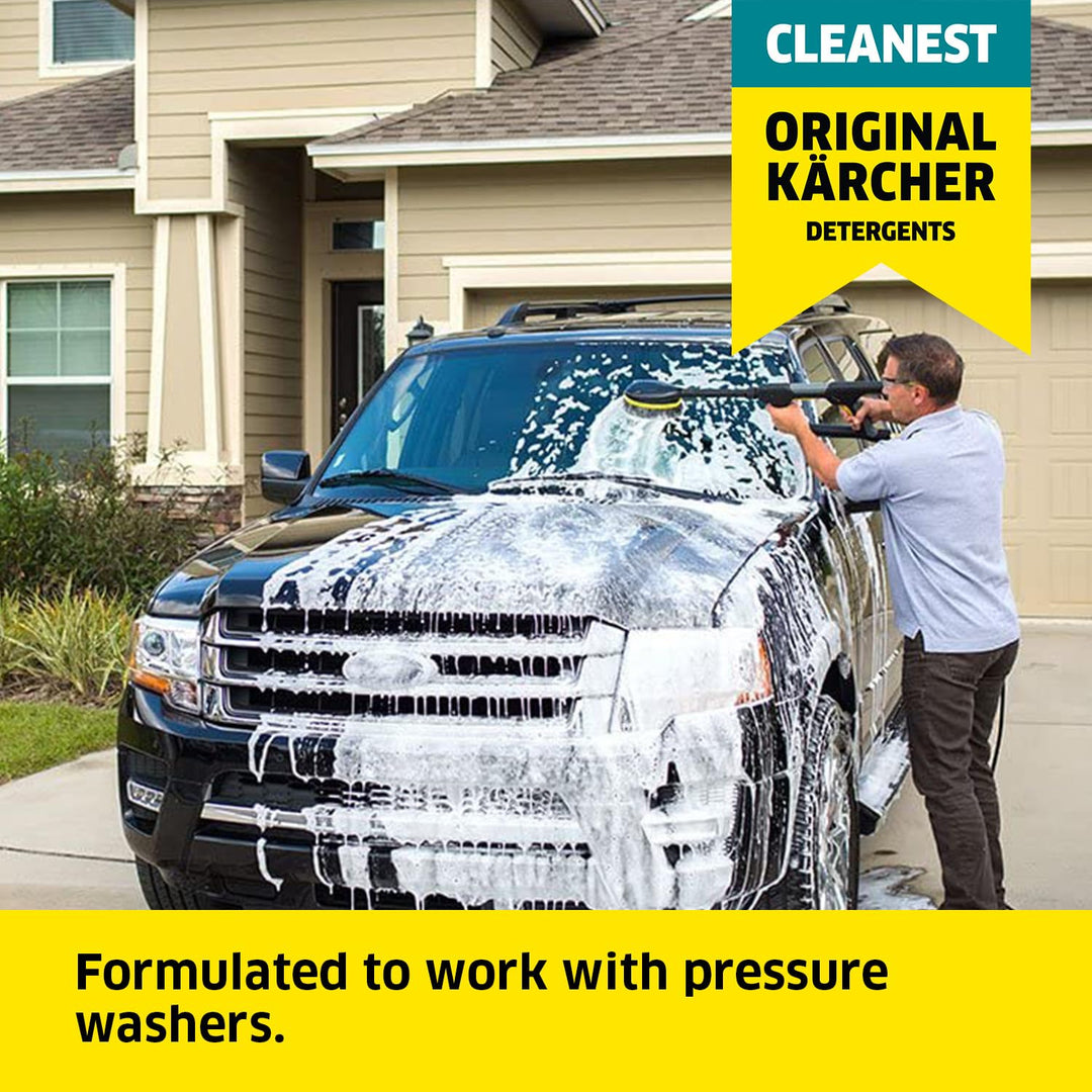 Vehicle Wash and Wax Pressure Washer Detergent - Pressure Washer Soap for Cars, Bikes, Trucks, Boats and More - 1 Gallon