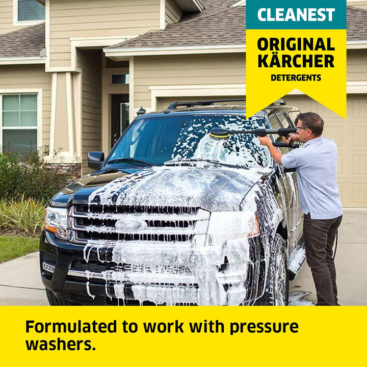 Vehicle Wash and Wax Pressure Washer Detergent - Pressure Washer Soap for Cars, Bikes, Trucks, Boats and More - 1 Gallon