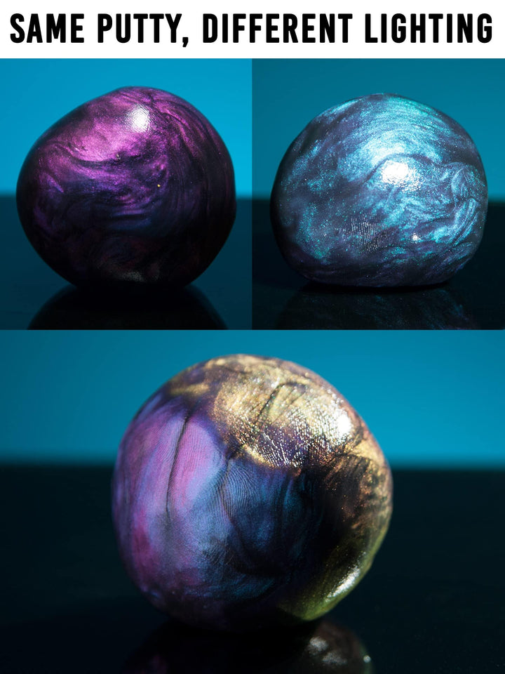 Crazy Aaron&#39;s Super Illusions Super Scarab Thinking Putty® - 4 Tin Multi-Color Thinking Putty - Non-Toxic Sensory Play Putty - Never Dries Out - Creative Toy for Kids and Adults