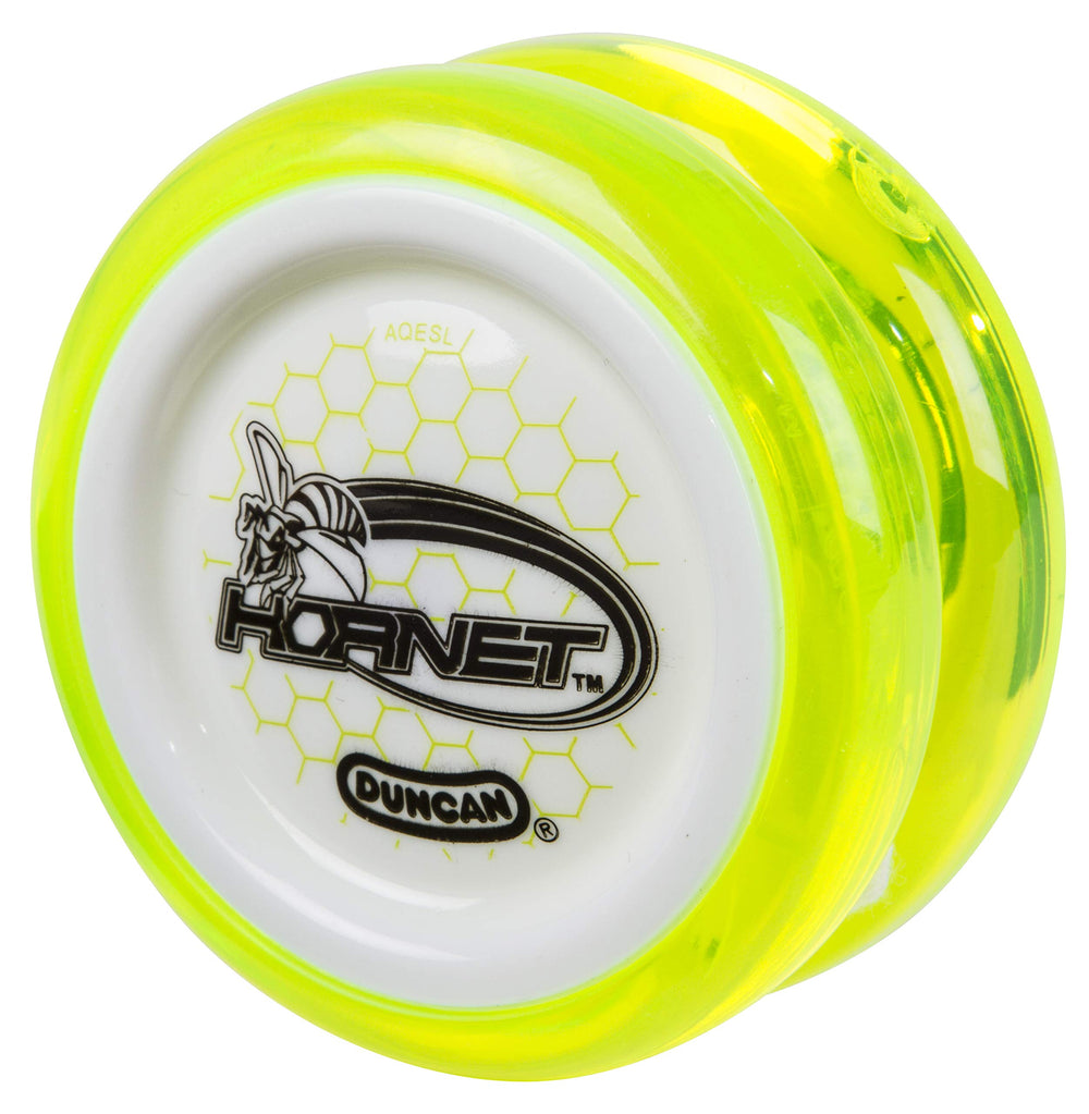 Toys Hornet Pro Looping Yo-Yo with String, Ball Bearing Axle and Plastic Body, Green with White Cap