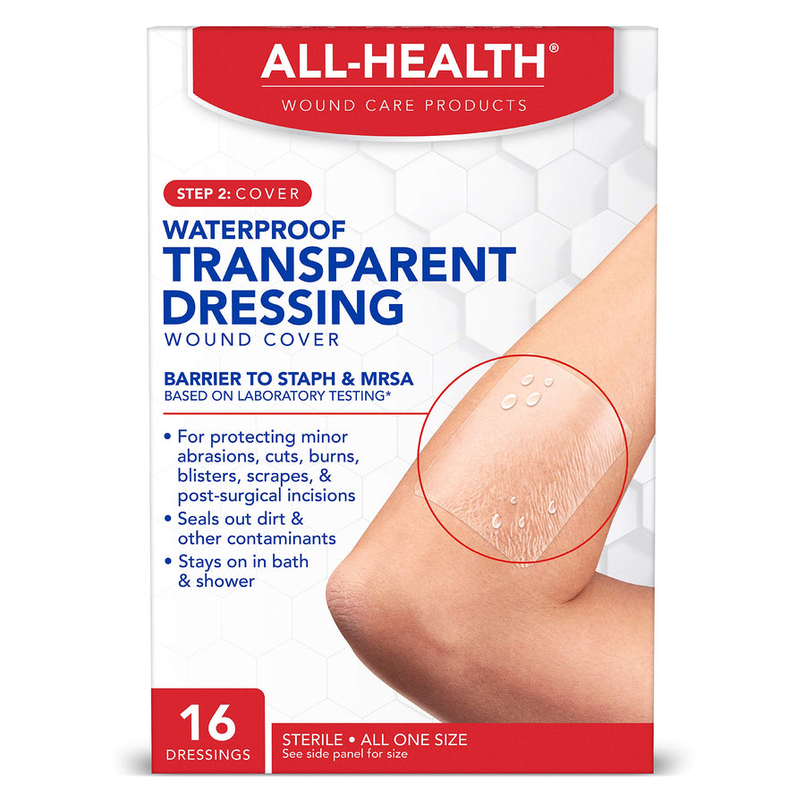All Health Clear Waterproof Transparent Dressing Wound 