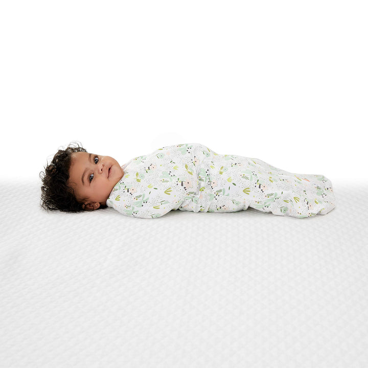 by Ingenuity Compression Swaddle Pod, Two-Way Zipper for Easy Changes, Improves Sleep &amp; Calms Startle Reflex, 3-6 Months, 2-Pack - Peekaboo Panda