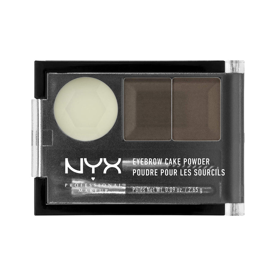 Eyebrow Cake Powder, Dark Brown/Brown