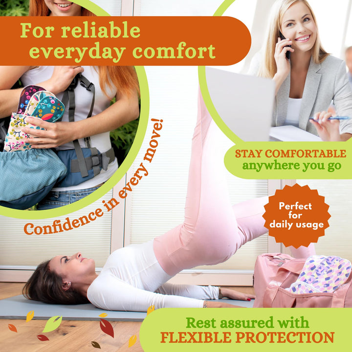 Reusable Panty Liners for Women (Single S); Mini Organi