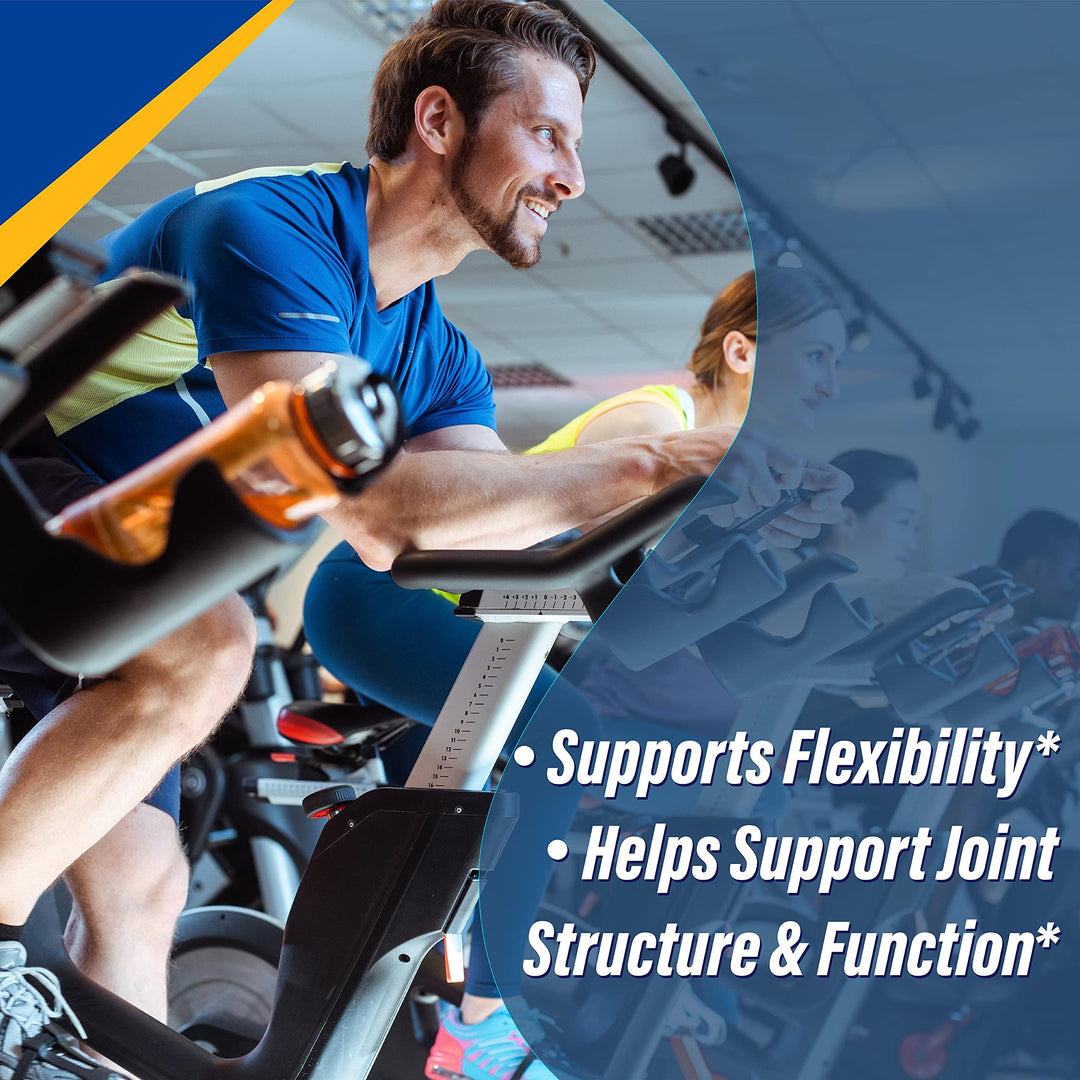 Glucosamine &amp; Chondroitin Sulfate with MSM, 24 Hour Joint Support, Healthy Bones, Supports Healthy Mobility, 30 Servings, 120 Count