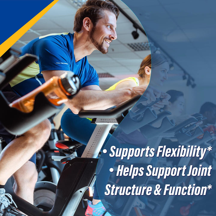 Glucosamine &amp; Chondroitin Sulfate with MSM, 24 Hour Joint Support, Healthy Bones, Supports Healthy Mobility, 30 Servings, 120 Count