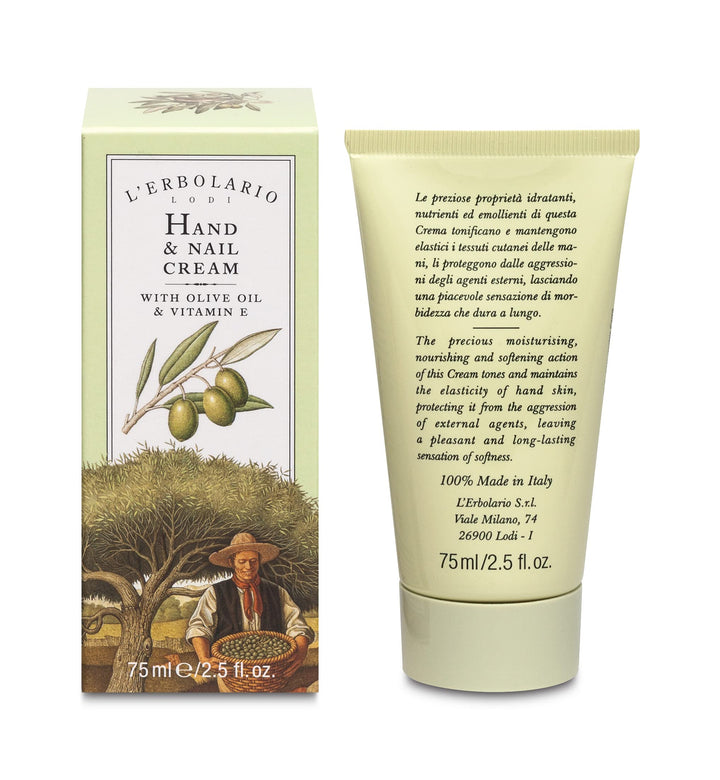Hand and Nail Cream by LErbolario for Unisex - 2.5 oz Cream