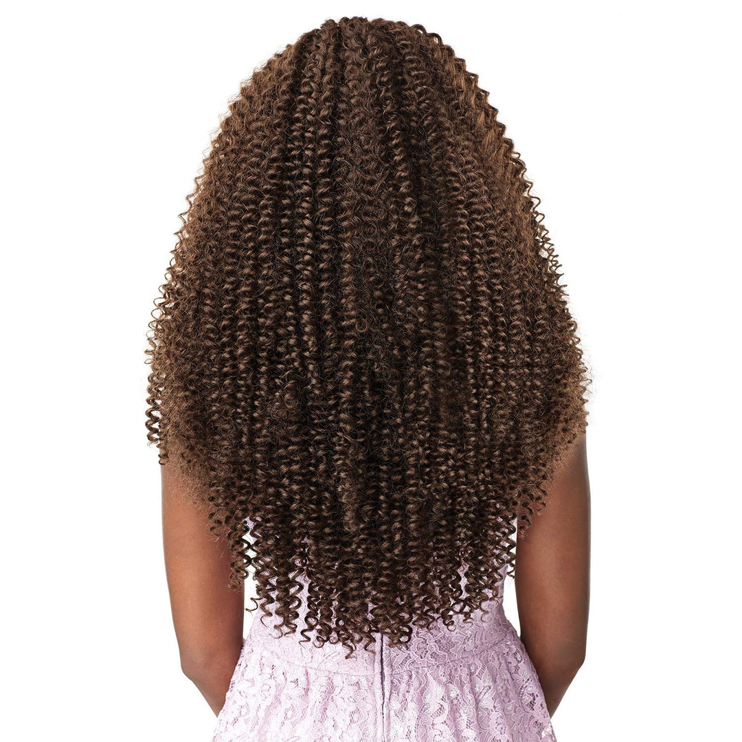 Lulutress Synthetic Crochet Braid - WATER WAVE 18 (2 Dark Brown)