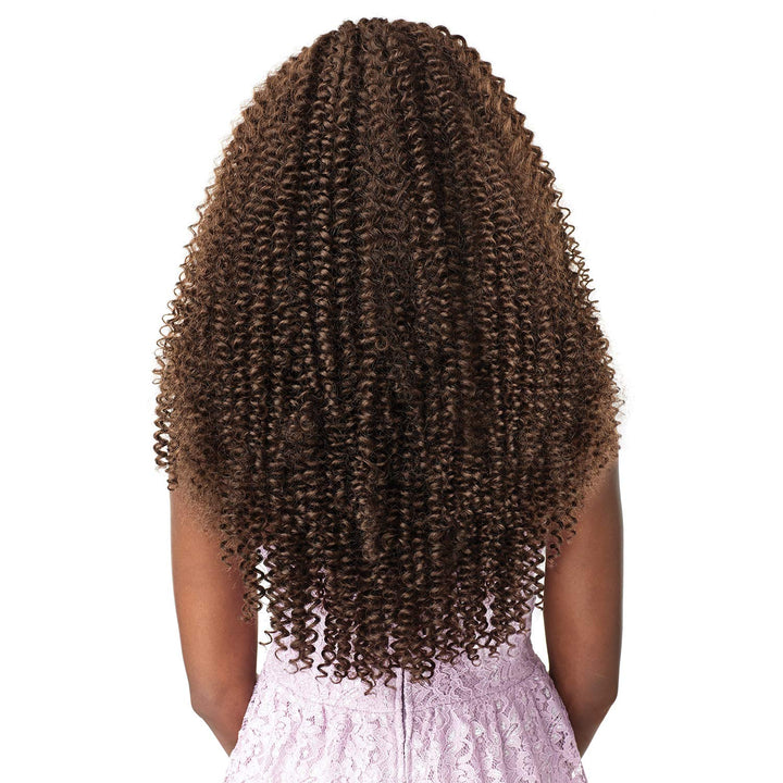Lulutress Synthetic Crochet Braid - WATER WAVE 18 (2 Dark Brown)