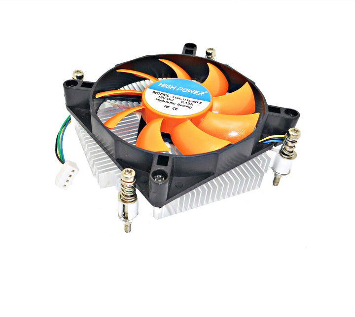 ® LGA-115x-mITX 1U Low-Profile Quiet 80mm Intel LGA 1150 1151 1155 1156 CPU Cooling Fan Mini ITX Micro ATX mITX PC i5 i7 Processor Cooler