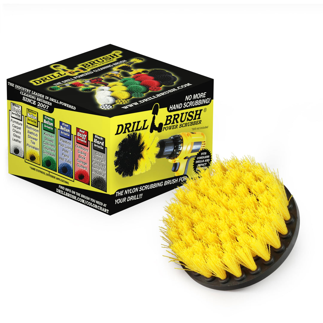 Cleaning Supplies - Scrub Brush for Tile - Bathroom Acc