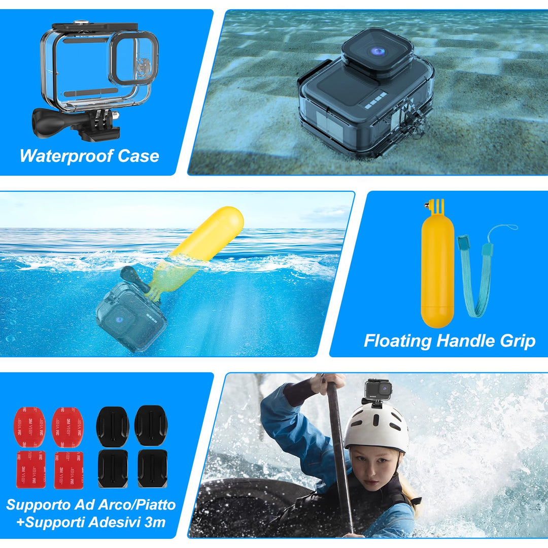 Kuptone 52 in 1 Accessories Kit Bundle for Gopro 11 10 