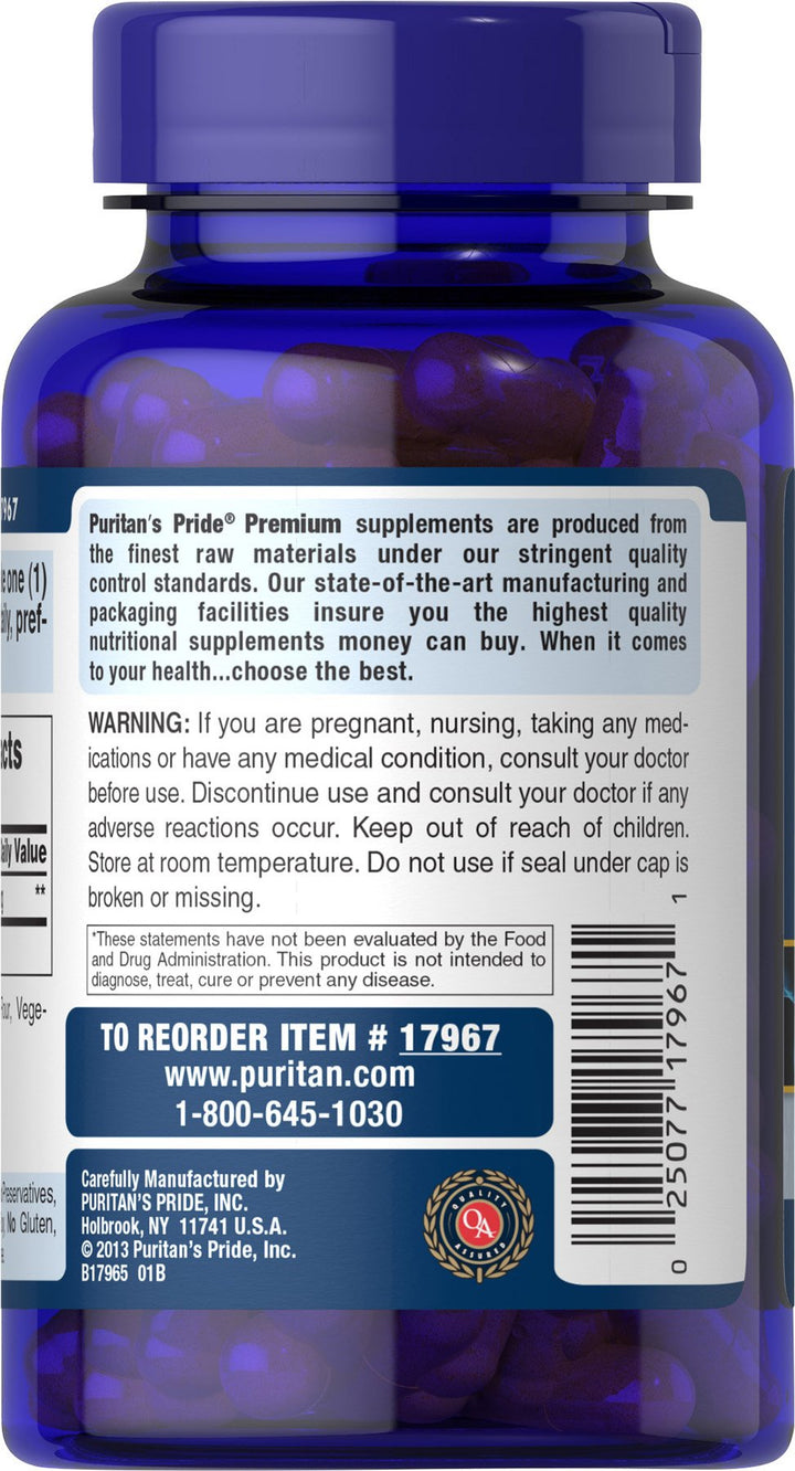 Puritan&#39;s Pride Alpha Lipoic Acid 600 Mg, 120 Count