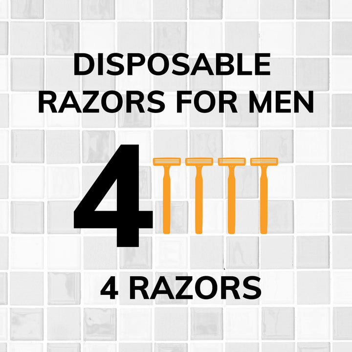 BIC Comfort 3 Disposable Shaver, Men, 4-Count (Pack of 4)