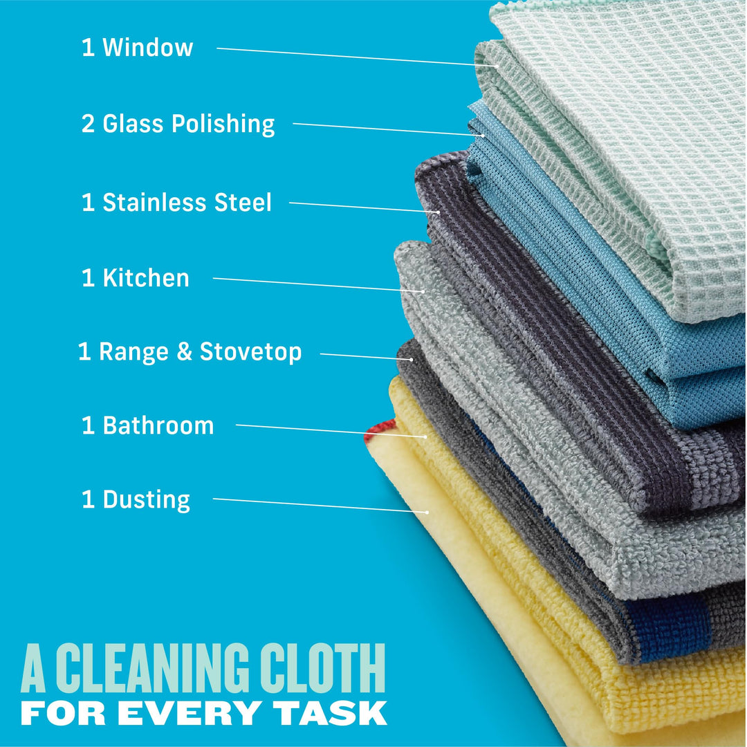 E-Cloth Home Cleaning Set, Premium Microfiber Cleaning 