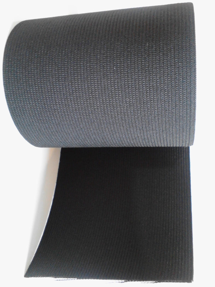 4-Inch Wide Black Heavy Knit Stretch ELASTIC 3 Yards