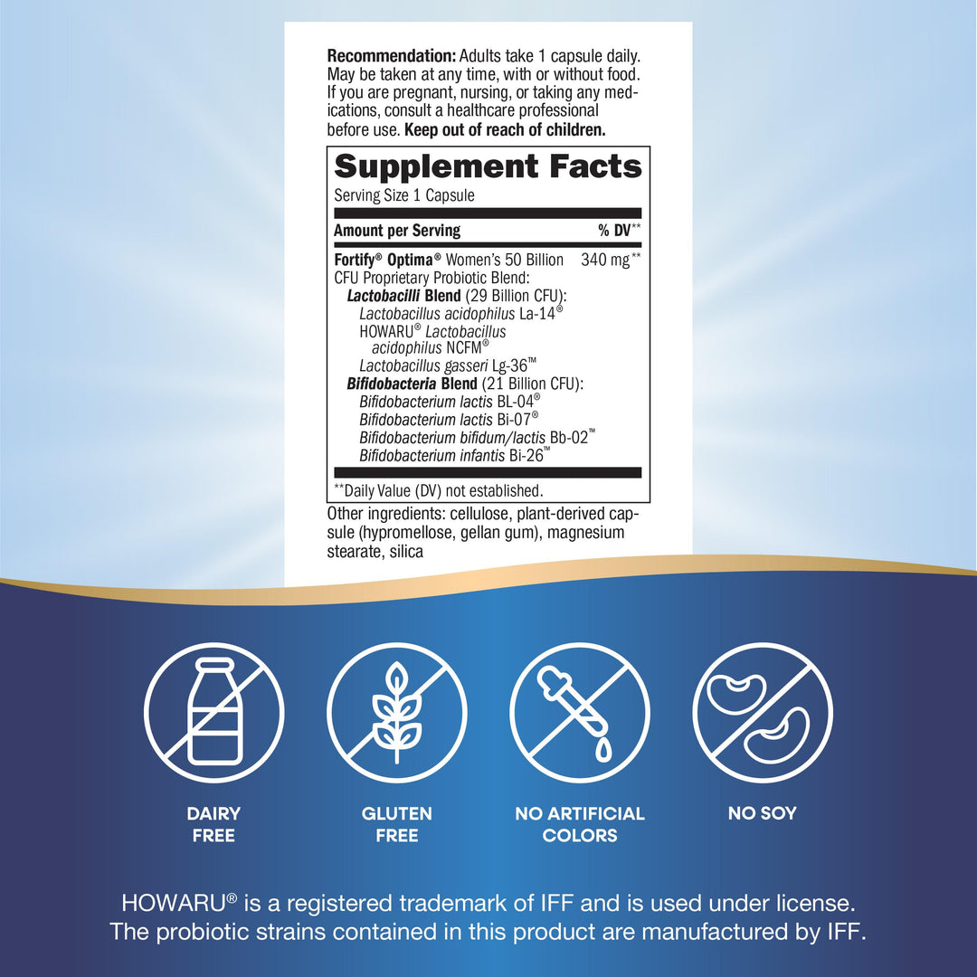 Primadophilus Optima - Womens - 50 Billion - 30 Vegetarian Capsules by Nature&#39;s Way