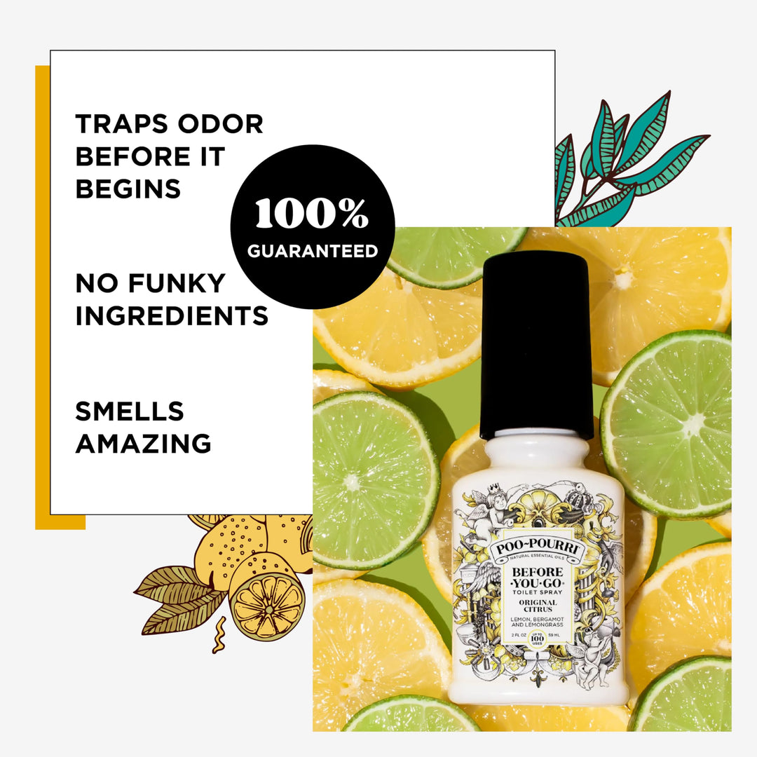 Poo-Pourri Before-You-Go Toilet Spray 2-Ounce Bottle, O