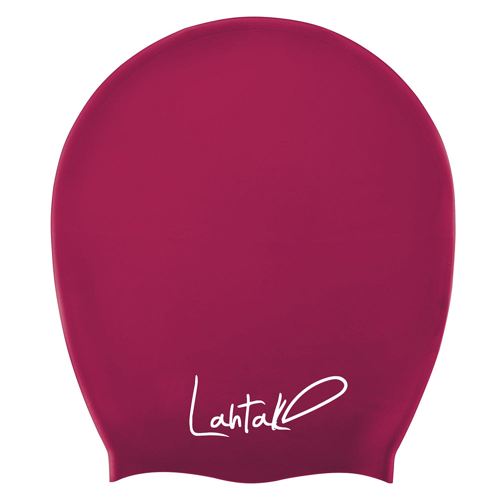 Long Hair Swim Cap - Shower Cap - Stylish Swim Cap for Braids Weaves Dreadlocks - Silicone Shower Cap (Windsor Wine XL)