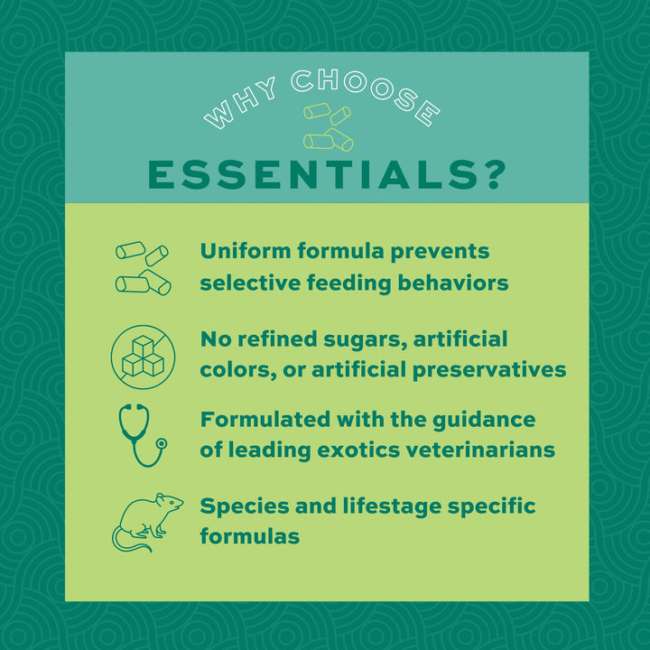 Oxbow Essentials Adult Rat Food - All Natural Adult Rat Food - 10 lb.