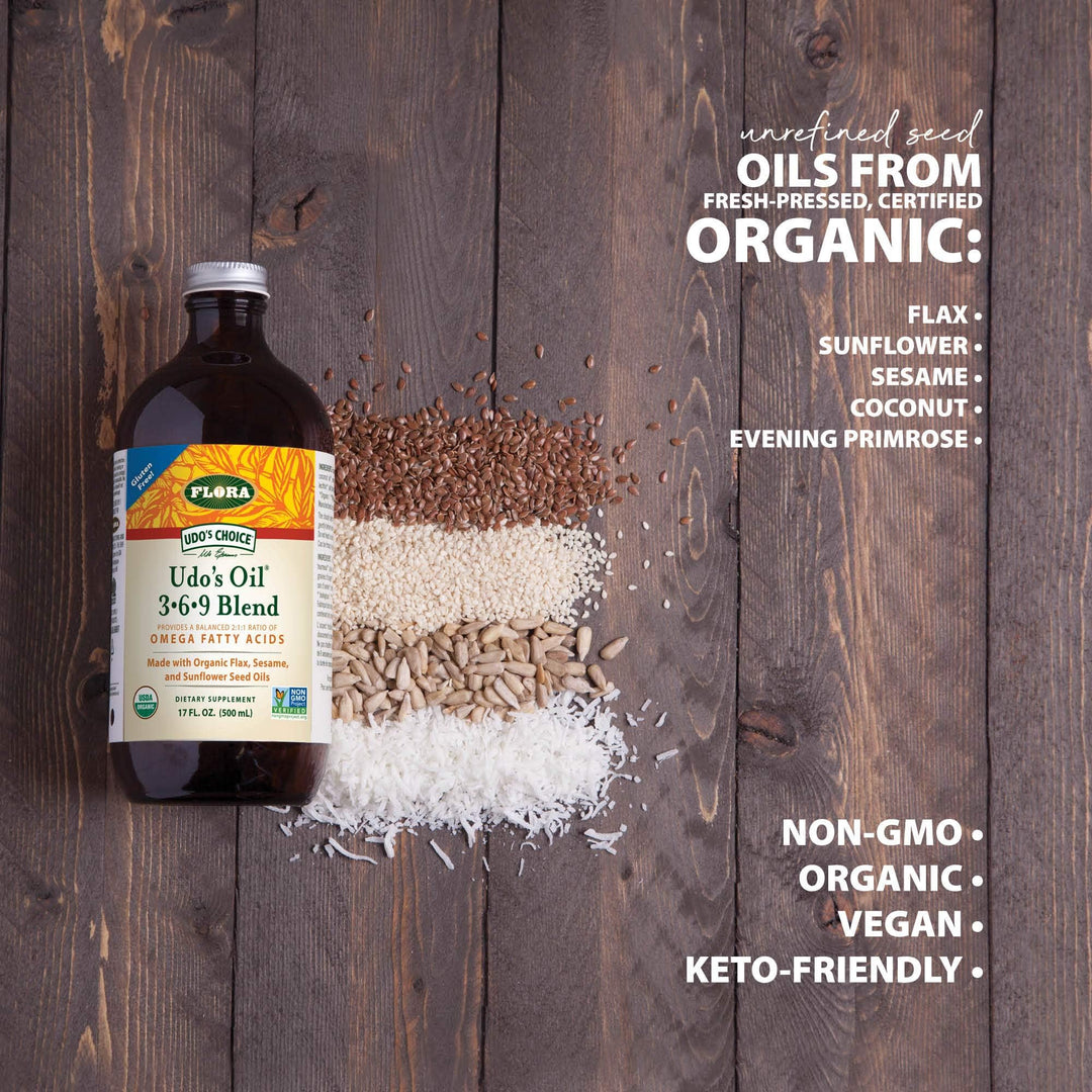Flora - Udo&#39;s Choice, Omega 369 Oil Blend, High