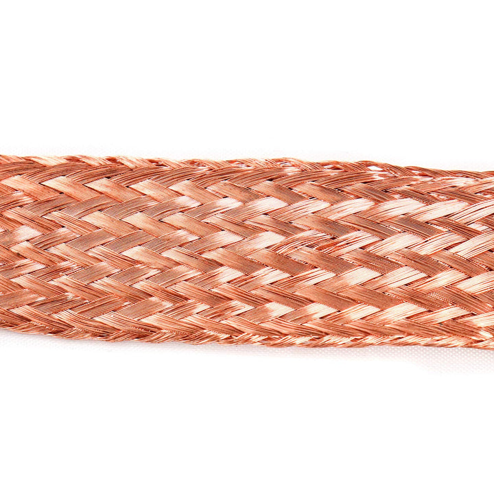 QWORK 11.4 Universal Automotive Heavy Duty Engine Braided Copper Ground Strap 3 PCS