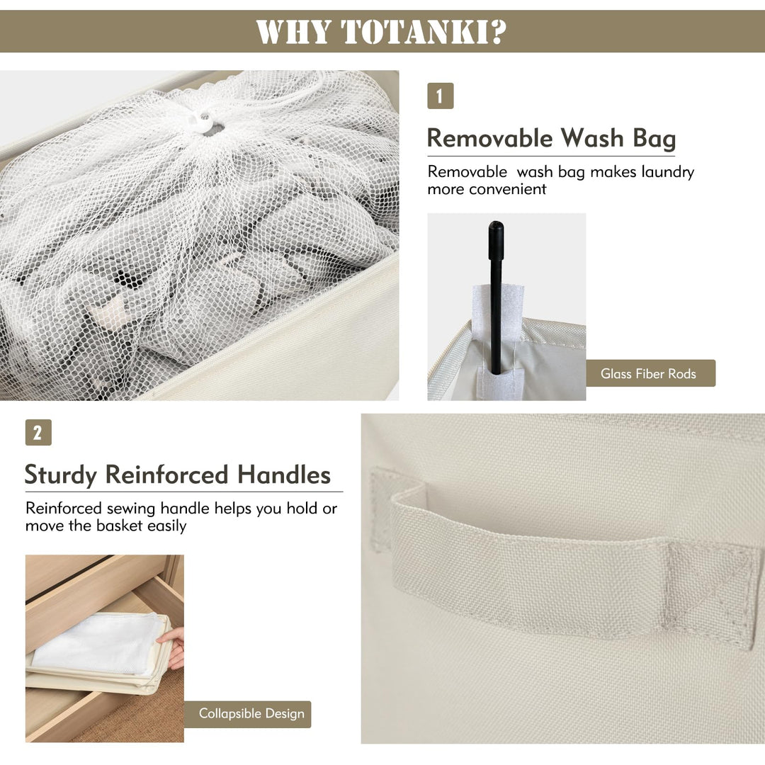 27 Large Slim Rolling Laundry Basket on Wheels with Removable Bag, Foldable Laundry Hamper with Handle, Collapsible Laundry Sorter and Organizer, Tall Storage Basket Bin (Blue)