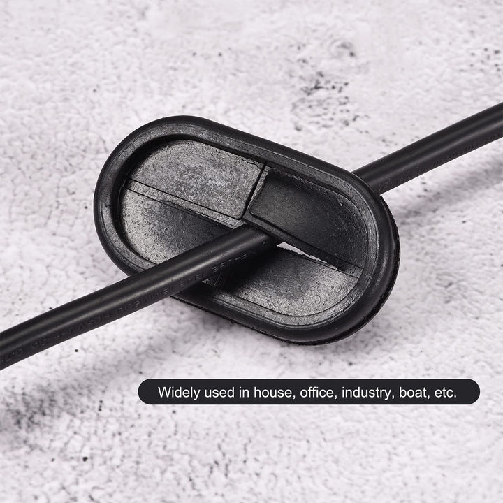 MECCANIXITY Rubber Grommet Mount Size 60 x 30 mm Oval D