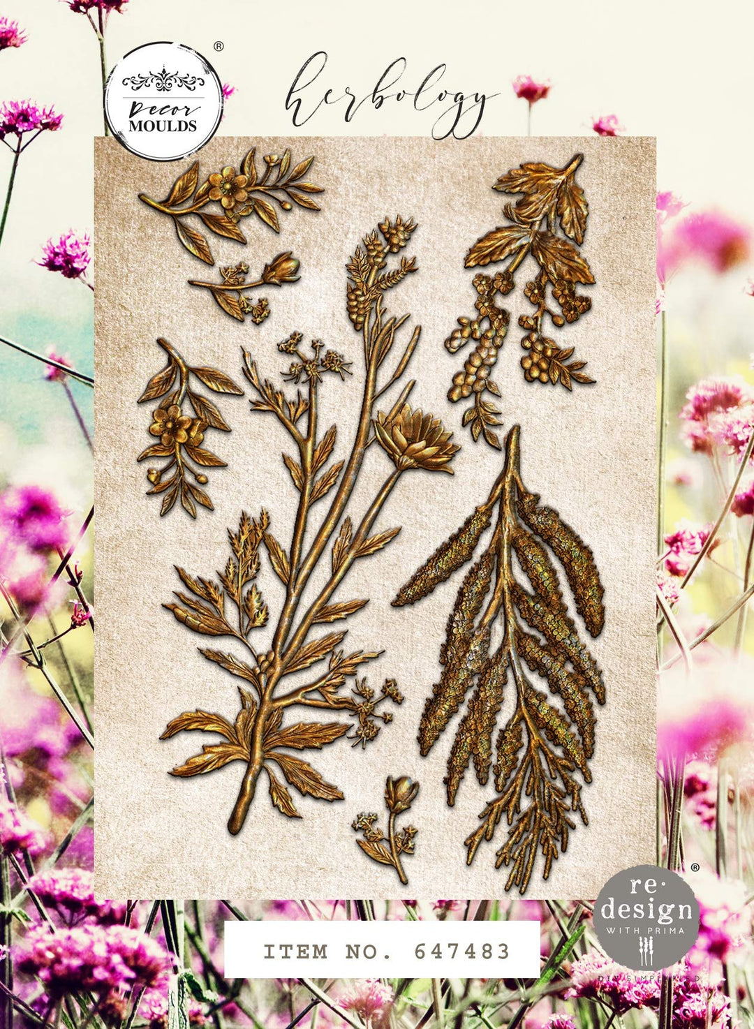 Redesign Furniture Decor Moulds® HERBOLOGY 5x8,8Mm Thic