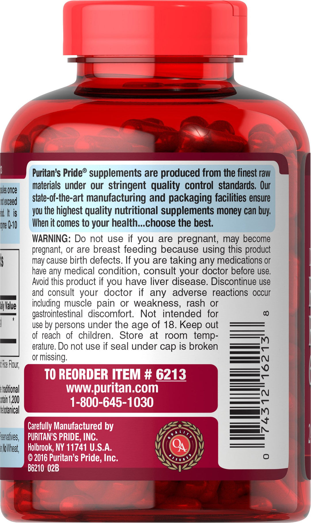 Puritan&#39;s Pride Doctors Trust® Red Yeast Rice 6